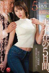JUQ-323 SUB [English Subtitle] For Five Days Without My Husband, I Was Ordered To Be Abstinent Until The First Night. Unwanted Political Marriage, My Father-in-law’s Aim Was Me …. Sora Amagawa